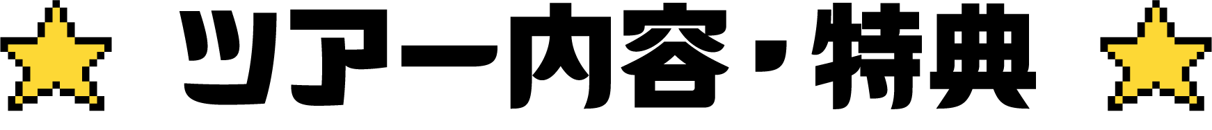 ツアー内容・特典